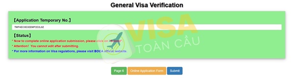 Xác nhận hoàn tất và nộp tờ khai.