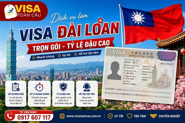 Đơn vị visa Đài Loan uy tín