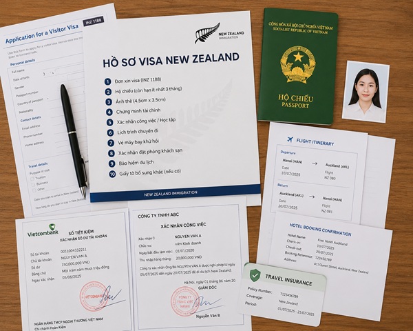 Hồ sơ du lịch visa New Zealand được chấp thuận