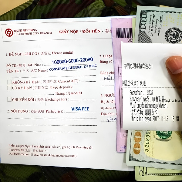 làm visa kết hôn Trung Quốc hết bao nhiêu tiền