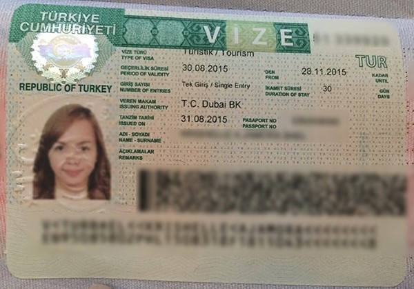 Thủ tục xin visa Thổ Nhĩ Kỳ