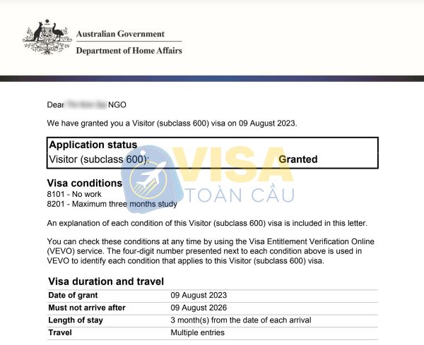 Có những loại visa du lịch Úc nào?