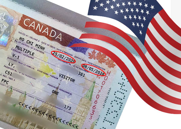 Điều kiện xin visa du lịch Canada từ Mỹ