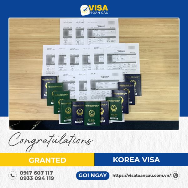 Visa Toàn Cầu, đơn vị cung cấp dịch vụ làm visa Hàn Quốc thăm thân trọn gói