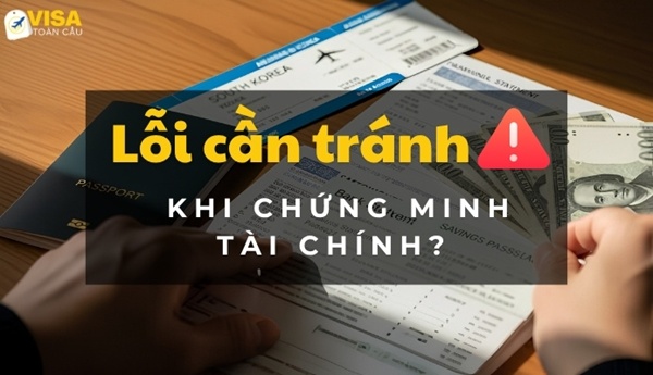 khi chứng minh tài sản visa Hàn cần lưu ý gì