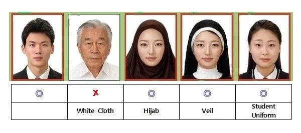 Yêu cầu về quần áo khi chụp visa Hàn Quốc