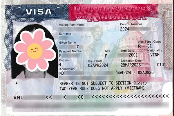 Các loại visa được miễn lệ phí