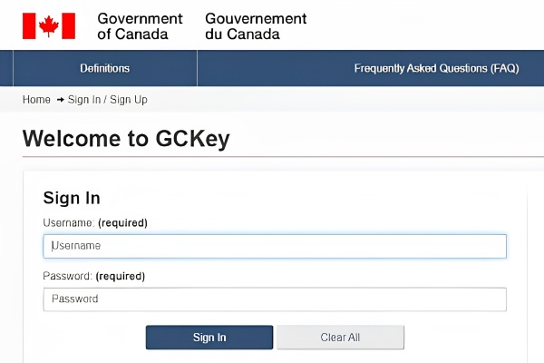 Đăng nhập tài khoản GCKey để kiểm tra kết quả