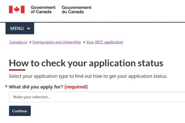 Tra cứu trạng thái xét duyệt hồ sơ visa Canada online