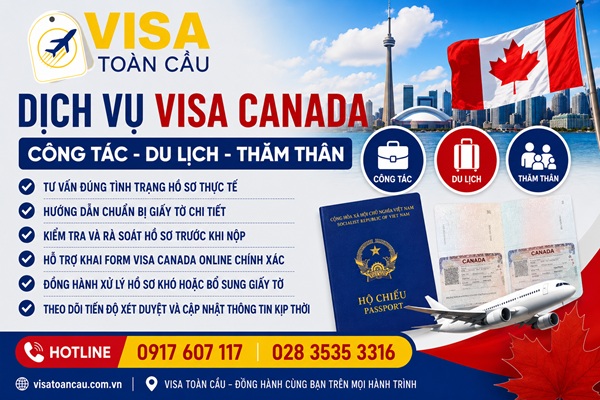 Dịch vụ làm visa trọn gói, uy tín ở Visa Toàn Cầu