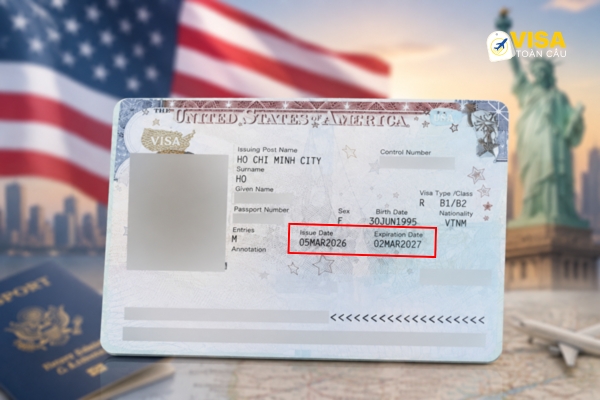 Visa Mỹ B1 B2 có thời hạn bao lâu?