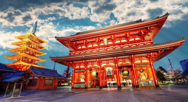 Chùa Sensoji tại Tokyo