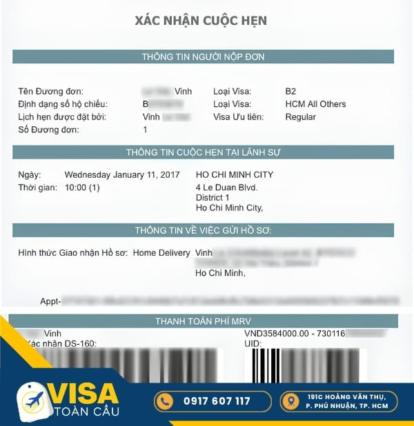sắp xếp giấy tờ ưu tiên visa Mỹ