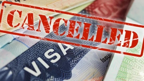 Nguyên nhân visa Mỹ bị đóng dấu cancel