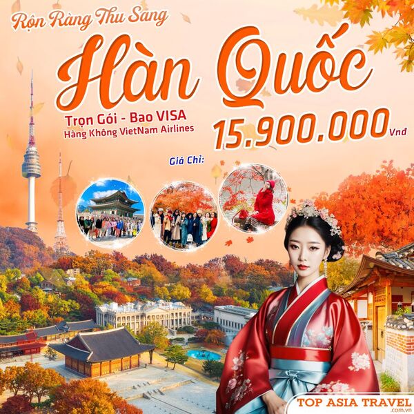 Top Asia Travel cung cấp dịch tour và visa Hàn Quốc