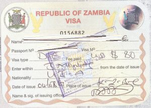 xin visa zambia