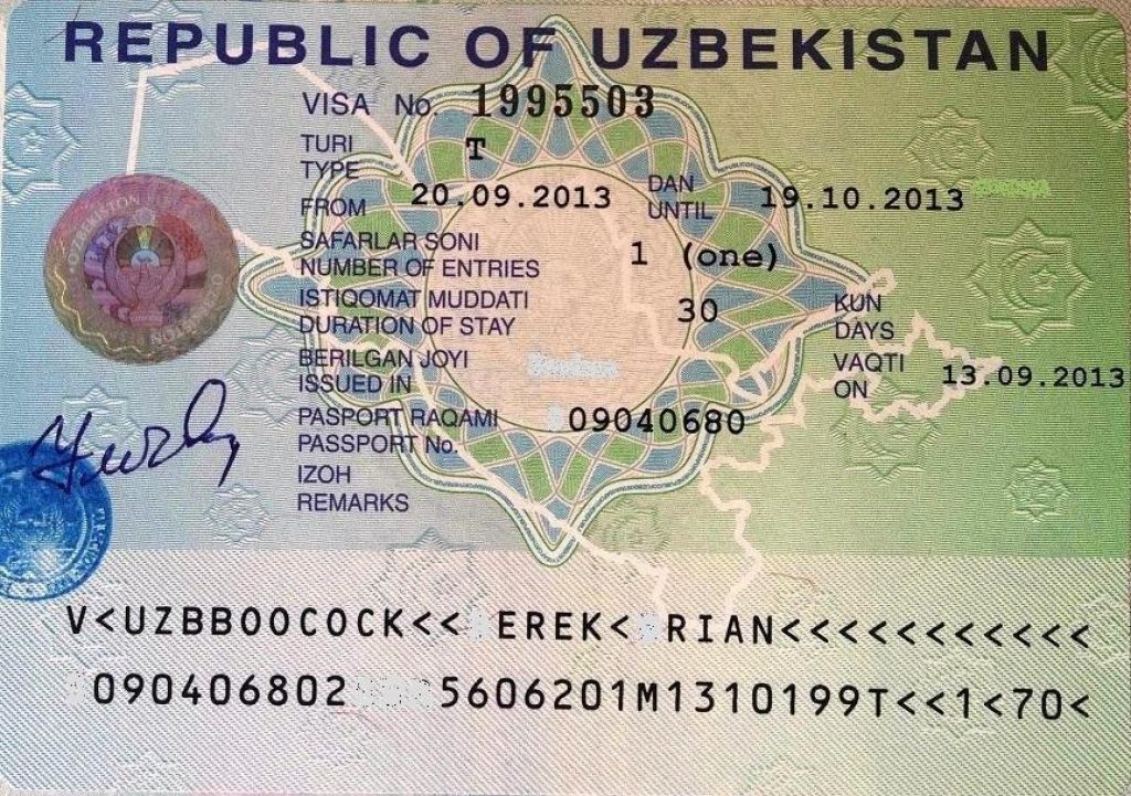 C Ch Xin E Visa Uzbekistan M I Nh T Visa To N C U   Uzbekistan Visa 1024x721 