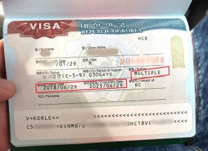 Nộp hồ sơ xin visa du lịch Hàn Quốc nhiều lần