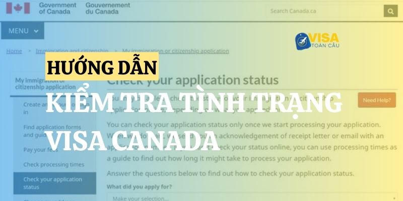 Hướng dẫn kiểm tra tình trạng visa Canada nhanh chóng nhất