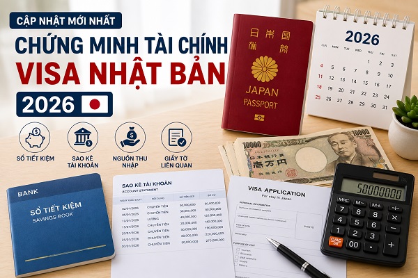 Chứng minh tài chính visa Nhật như thế nào?
