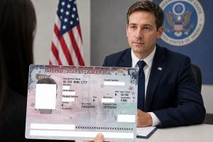 Đương đơn tham gia phỏng vấn xin visa Mỹ