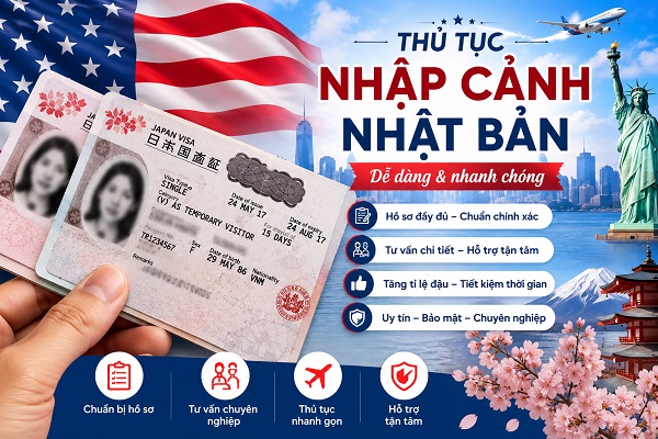 Thủ tục nhập cảnh Nhật Bản